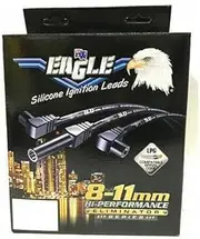 Eagle Leads E9852BK 8 Cylinder Iginition Lead Kit for Big Block Chev, 9 mm, Black