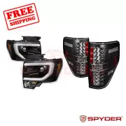 Spyder Projector Headlights &LED Tail Lights for Ford F150 2009-2014 (for: Ford)