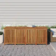 Garden Storage Box 200x80x75 cm Solid Wood Acacia vidaXL