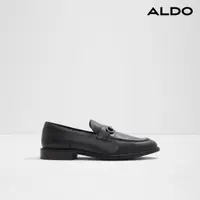 在飛比找momo購物網優惠-【ALDO】SCHERGERFLEX-一字金飾質感皮鞋-男鞋