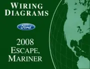 2008 Ford Escape Mercury Mariner Wiring Diagrams Schematics Manual