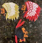 Vintage Indian Head Iron or Sew on Patch BEST Made In USA
