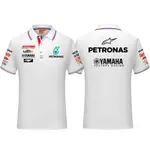 YAMAHA PETRONAS6短袖 F1賽車服 機車T恤 騎行POLO衫 車隊工作服 男士休閒上衣