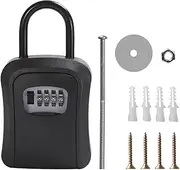 Key Lock Box | Lock Boxes For Keys | Fireproof Locker Case Holder Waterproof For Home Outdoor Wall Documents Secure Storage
