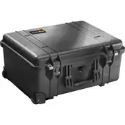 Pelican 1560 Case - Black with Padded Dividers