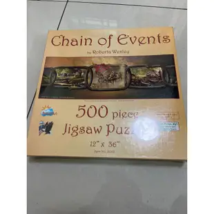 Peggy6693玩具商舖～Chain of events 500片拼圖～特價中