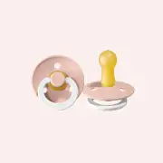 Night Glow Dummy Duo - Blush by Bibs Dummies | the memo