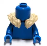 Lego - Minifigure Utensil - Tan Fur Collar