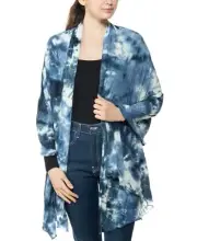 MSRP $30 Jenni On Repeat Jersey Wrap Scarf Blue Size OSFA