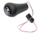 For BMW E34 E36 Lighted Leather Shift Knob OEM Stick Shifter Illuminated Handle