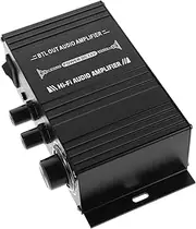GARVALON Small Power Amplifier Stereo Amplifier for Mp3 Car Motorcycle Computer 12v Audio Dac