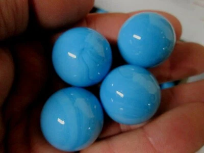 MARBLES 2 LBS 1 INCH OPAL LIGHT BLUE SOLID COLOR MEGA MARBLES