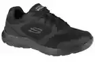 MENS SKECHERS FLEX ADVANTAGE 4.0 232225 BLACK LACE UP TRAINERS