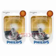 2 pc Philips High Beam Headlight Bulbs for Smart Cabrio Fortwo 2005-2007 fo (for: Smart)