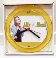 Alley McBeal 7" Gold novelty wall/desk clock Brand New