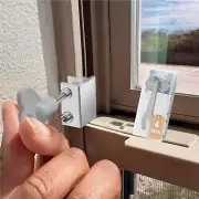 Window Locks,4 Sets Sliding Window Locks with Key,Adjustable Window Stopper