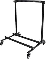 Qianly Guitar Stand Sturdy Storage Rack Metal 5 Holder,Multi Guitar Display Rack for Acoustic Guitars Bass Electric Home