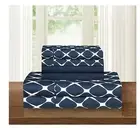 Luxury Softest 6-Piece Sheet, Wrinkle Resistant Milano Trellis Pattern