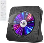 CD Player Portable with Bluetooth, FM Radio CD Players with Hifi Speakers, USB/A