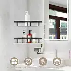 2Pcs Corner Shower Caddy Adhesive Shower Organizer Shelf--