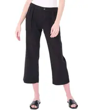 Marrakech Tori Linen-Blend Cropped Pant