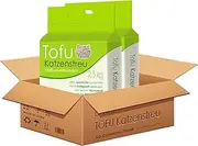 Dr. Graf Tofu Cat Litter, 100% Natural, Innovative Clumping Litter, Odourless, Completely Water Soluble, Biodegradable, Dust-Free, Extremely Absorbent and Quick Drying (2 x 2.5 kg)