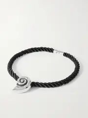 [Sophie Buhai] Sophie Buhai - Nautilus Silver And Rope Necklace - One size One size Silver