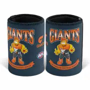 GWS Giants AFL Retro Can Cooler Stubby Holder