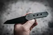Civivi vision FG custom blackl micarta Scales