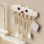 Punch-Free Clouds Shaped Door Behind Hook Wall Mounted Wall Hook Living Room