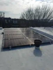 SOLAR CLAM-P - SOLAR PANEL MOUNTING KIT 6 panels BLACK MICRO J-BOX SKIRT