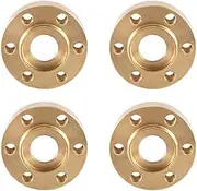 Modification Accessories 4Pcs Brass 12Mm Wheel Hex Hub Widen Adapter for 1/10 RC Crawler Axial SCX10 Traxxas TRX4(9mm)