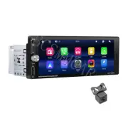 Single Din Car Stereo Touch Screen MP5 Player Radio Bluetooth USB FM Free Camera (for: Fiat)
