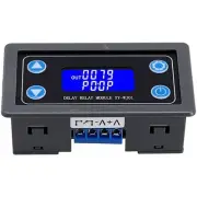 Time Delay Relay Module DC 12V Controller Board LCD Display Digital Timer Switch