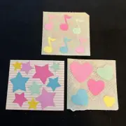 Lot Of 3 Vintage 80’s LISA FRANK Stickers