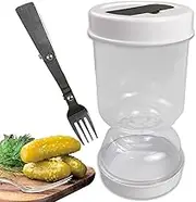 Pickle Jar Olive Jar with Strainer Flip Leak-Proof Hourglass Olive Jar Airtight Pickle Container Large Pickle Juice Separator Jar Wide Mouth Food Storage Container for Pickle Olives