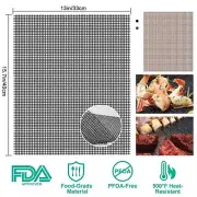 BBQ Grill Mat Non-Stick Grill Mesh Mat Cooking Fish Sheet Liner FDA Approved Mat