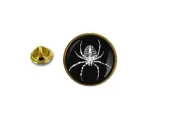 pins pin's badge metal lapel hat button spider web ref2