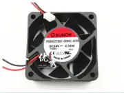 1 PCS SUNON Fan PE60252BX-000C-A99 DC 24V 4.56W 6025 6CM 2 pin Inverter Fan