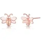 Honeybee 925 Sterling Silver Bee Hypo-Allergenic Post Stud Earrings Gift Box L1