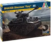 Italeri 1:35 Scale M4A3E8 Sherman Fury Tanks Military Vehicles Model Kit