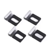 4pcs Wall Mount Glass Fixing set Glass Mounting Clip Steel Glass Mount set