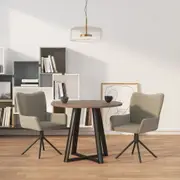 2x Swivel Dining Chairs Velvet Dining Room Dinner Chair Multi Colours vidaXL