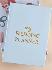 My Wedding Planner Organiser Diary Planning Journal Hardcover For Bride