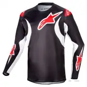 Youth Racer Lucent Jersey Black White