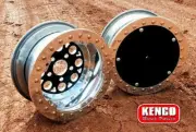 KENCO 3 pc Beadlock Rim Wheel 15" x 7" | 4" Backspace | Blank PCD Speedway