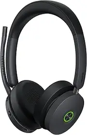 Yealink WH68 DECT & Bluetooth kabelloses Dual Headset | Microsoft Teams zertifiziert | ohne Workstation