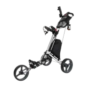 Golf Club Buggy Trolley Cart Compact Foldable 3 Wheel