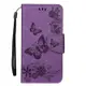 【限時活動價現貨出清】Samsung Galaxy J6+ 皮革保護套蝴蝶造型花紋手機套書本皮套