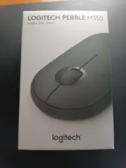 Black Logitech Pebble M350 Wireless Optical Mouse, Bluetooth and USB dongle mode